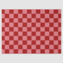 Search for red gingham tissue paper Chequerboard