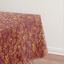 Search for burgundy gold tablecloths Trendy