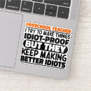 Search for kindergarten teacher stickers Education