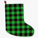 Search for green christmas stockings Plaid