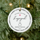 Search for engagement ring christmas tree decorations Newlyweds