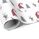 Search for gnomes wrapping paper Reindeer