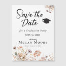 Search for graduation save the date magnets Floral