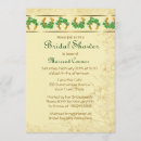 Search for celtic bridal shower invitations Shamrock