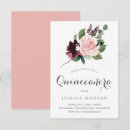 Search for burgundy quinceanera invitations 15th