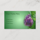 Search for tulips business cards Botanical