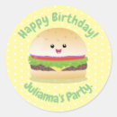Search for funny burger stickers Cartoon