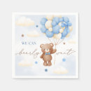 Search for teddy bear napkins Blue