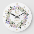 Search for golden wedding anniversary clocks 50 years