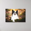 Search for black border canvas prints Puppy
