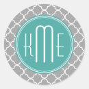 Search for modern geometric pattern stickers Quatrefoil