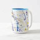 Search for paint splattered mugs Bright