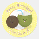 Search for coconut fruit stickers Adorable
