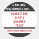Search for relationships stickers Red