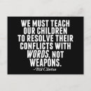 Search for no weapon postcards Gun control