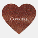 Search for western leather stickers Cowgirl