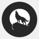 Search for howling wolf at moon stickers Wild