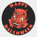 Search for vintage devil stickers Halloween