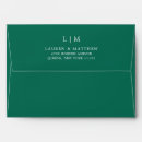 Search for emerald green envelopes Modern
