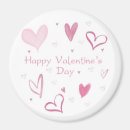 Search for happy valentines day magnets White