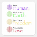 Search for humanity stickers Social justice