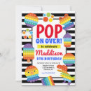 Search for pop it birthday invitations Pop on over