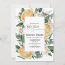 Search for citrus baby shower invitations Rustic