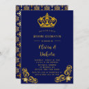 Search for blue damask wedding invitations Royal