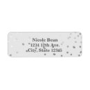 Search for silver foil return address labels Birthday