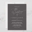 Search for dark wedding invitations Minimalist