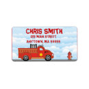 Search for fire truck return address labels Party