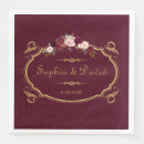 Search for fall floral napkins Marsala