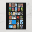 Search for alphabets postcards Pattern