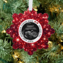Search for sentimental christmas tree decorations Red
