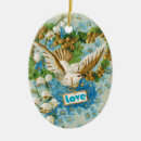 Search for white dove christmas tree decorations Floral
