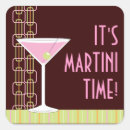 Search for retro cocktail stickers Martini