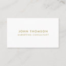 Search for white and gold business cards Simple