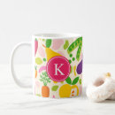 Search for fruits and vegetables mugs Pattern