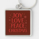 Search for peace joy key rings Festive