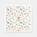 Search for wildflower napkins Girl