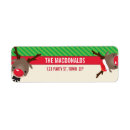 Search for reindeer return address labels Trendy