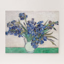 Search for famous flower paintings puzzles Masterpiece