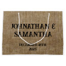 Search for burlap gift bags Brown