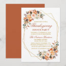 Search for botanical thanksgiving invitations Terracotta