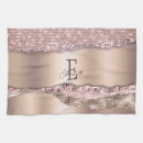 Search for glitter tea towels Rose gold