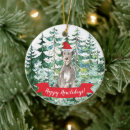 Search for hounding christmas tree decorations Dog