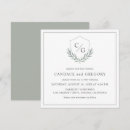 Search for grooms square invitations Watercolor