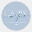 Search for new years stickers Blue