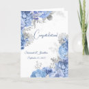 Search for blue stamp wedding cards Elegant