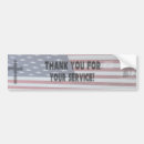 Search for thank you bumper stickers Military